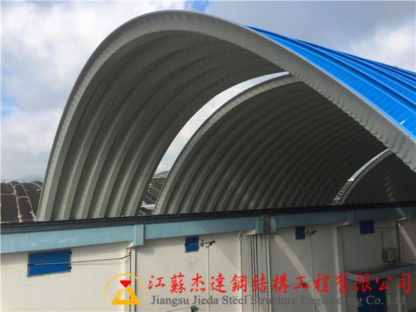 甘肅很新加油站罩棚結(jié)構(gòu)圖卸糧罩棚低價格