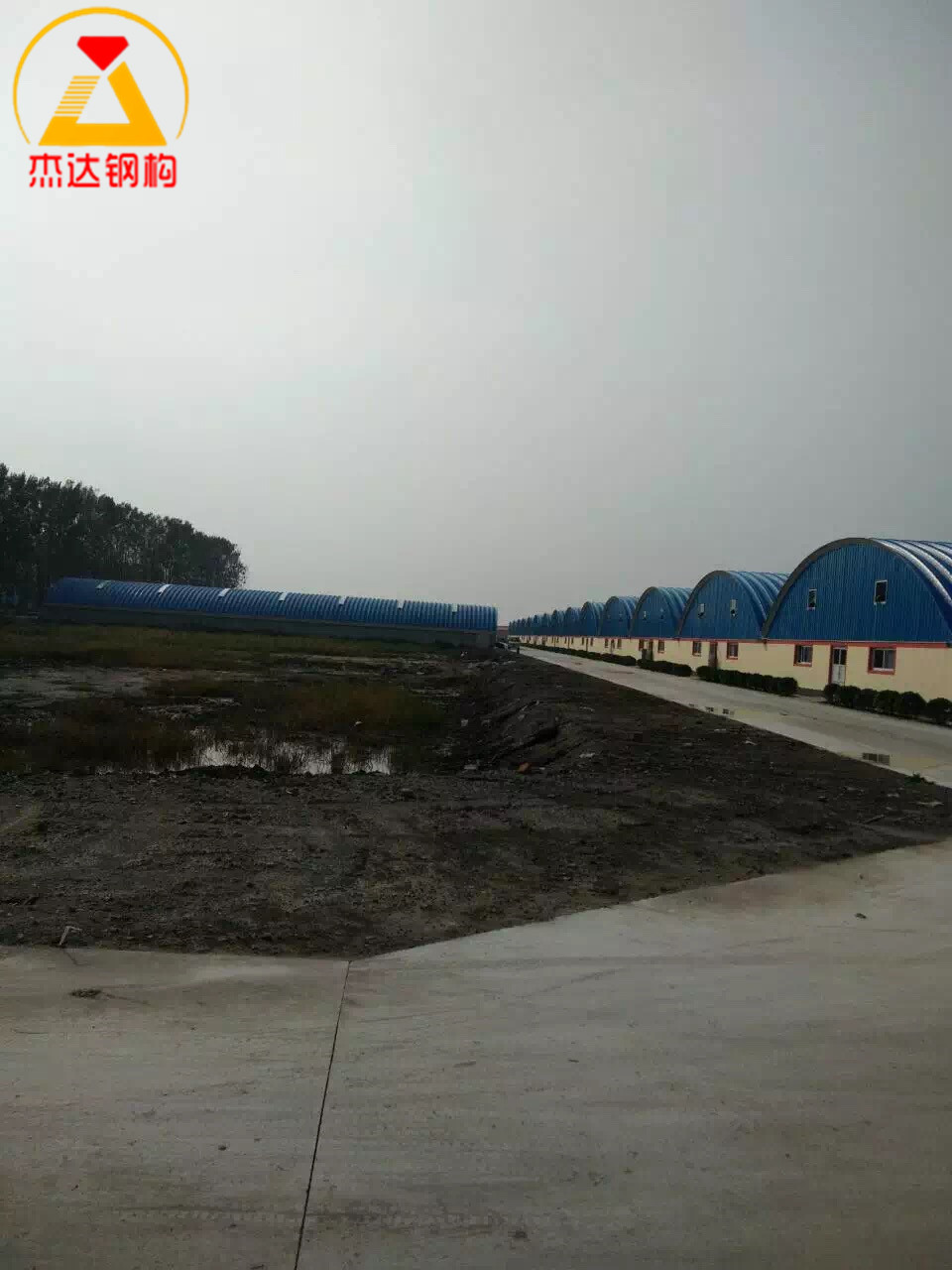 龍海跨度22米拱形屋面專業(yè)提供